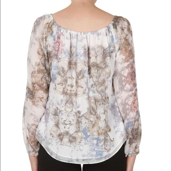 Joseph Ribkoff Tunic w/ split sleeve - Picture 3 of 7